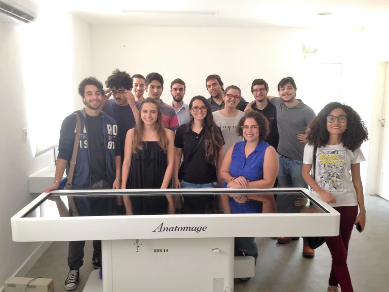 Curso experimental do sistema urinário utiliza a mesa anatômica virtual