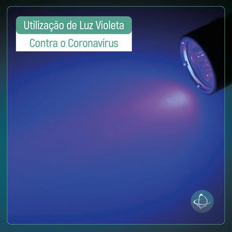 Utilização de luz violeta contra o coronavírus